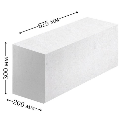 Купить Газоблок Цемрос 625×300×200 (50 шт/поддон) в Сальске